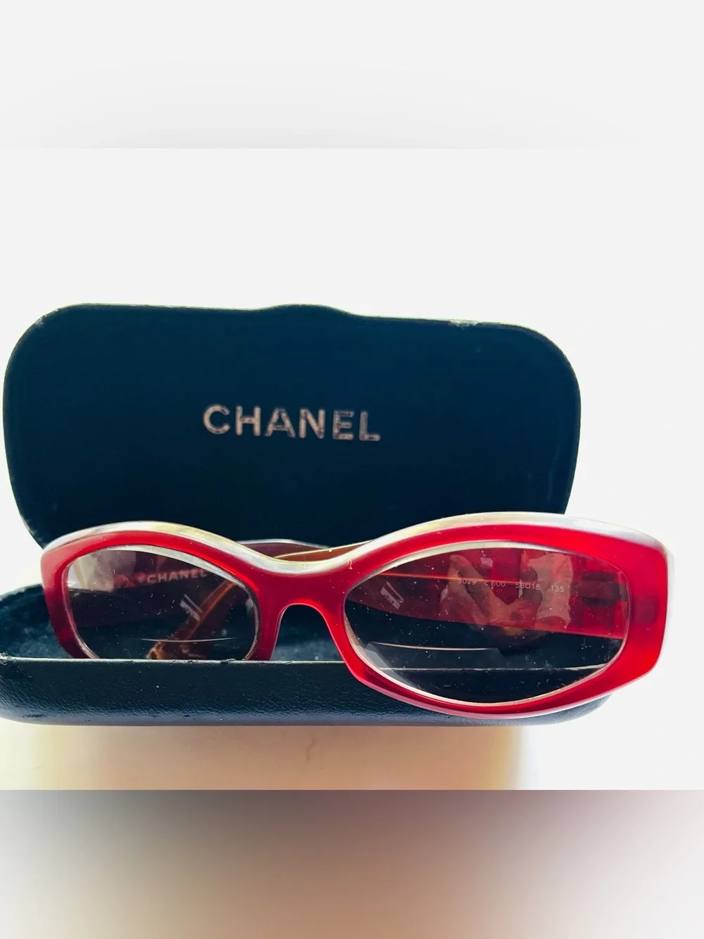 Chanel Vintage Chocolate Bar Quilted 5029 Womens Full Rim Eyewear Glasses - AS I